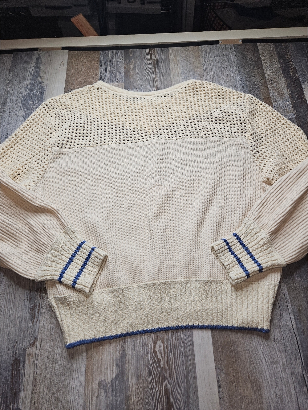 Free People Geo Party Pullover Ivory Medium - Picture 10 of 10